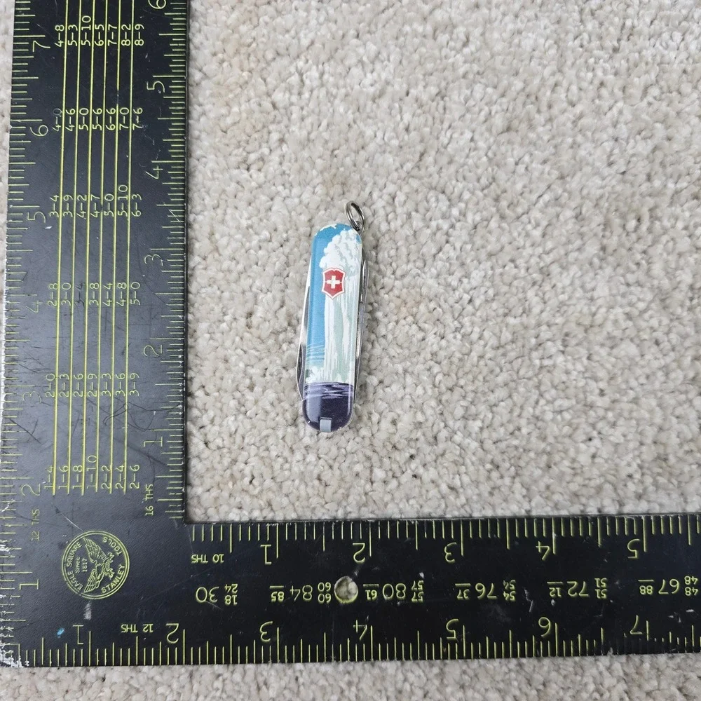 Victorinox Swiss Army Knife Blue Yellowstone National Park Classic SD Multi-Tool